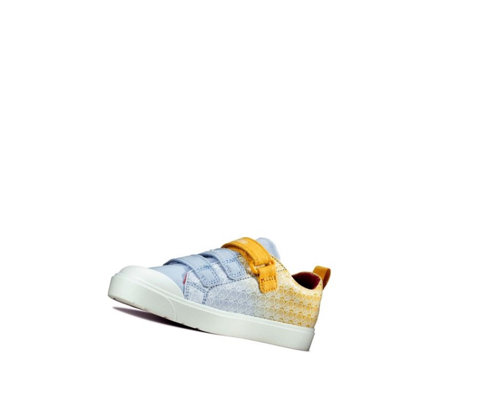 Zapatos Casuales Clarks City Shell Niña Amarillo | TMIO-50819