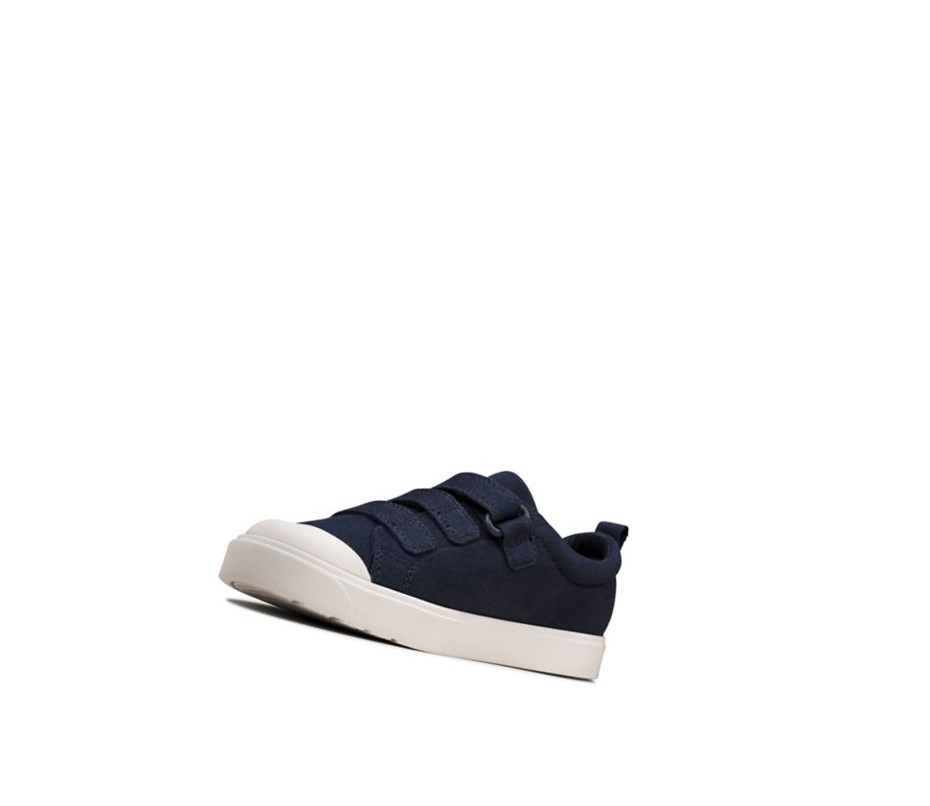 Zapatos Casuales Clarks City Vibe Niña Azul Marino | YSLA-04572