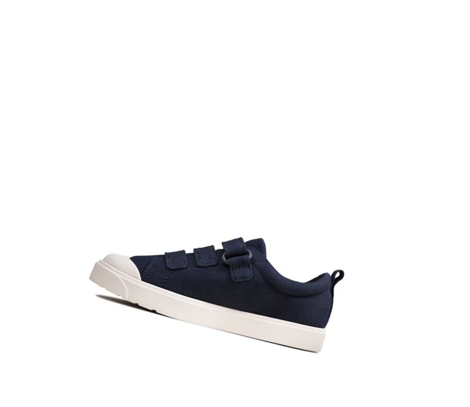 Zapatos Casuales Clarks City Vibe Niña Azul Marino | YSLA-04572