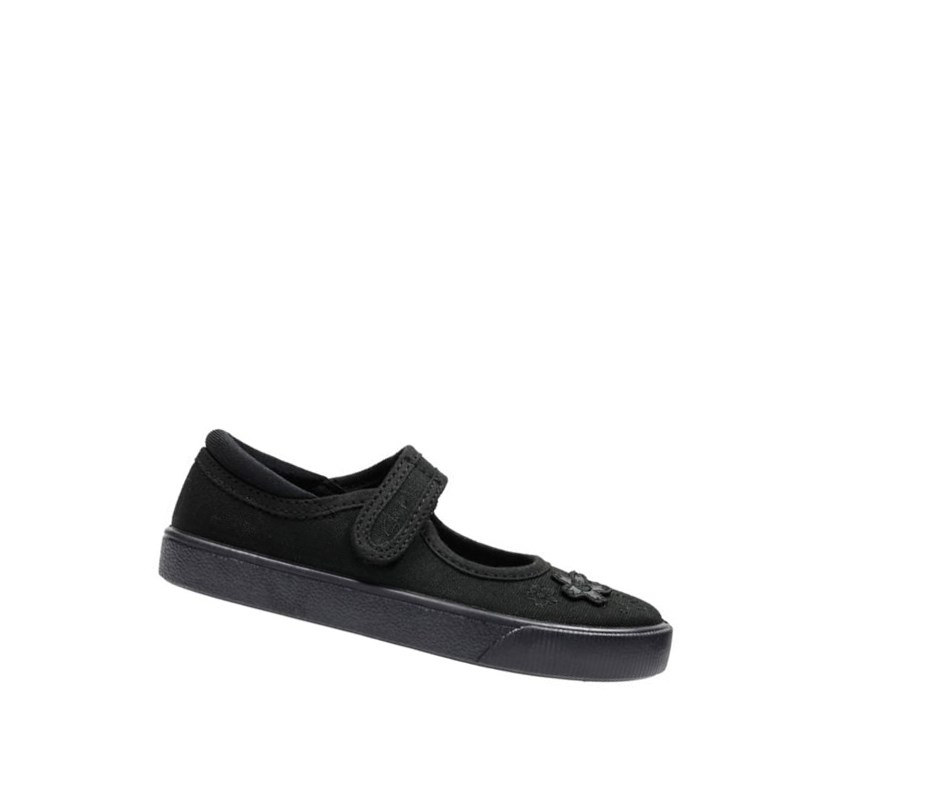 Zapatos Casuales Clarks Hopper Go Niña Negras | WYXV-53104