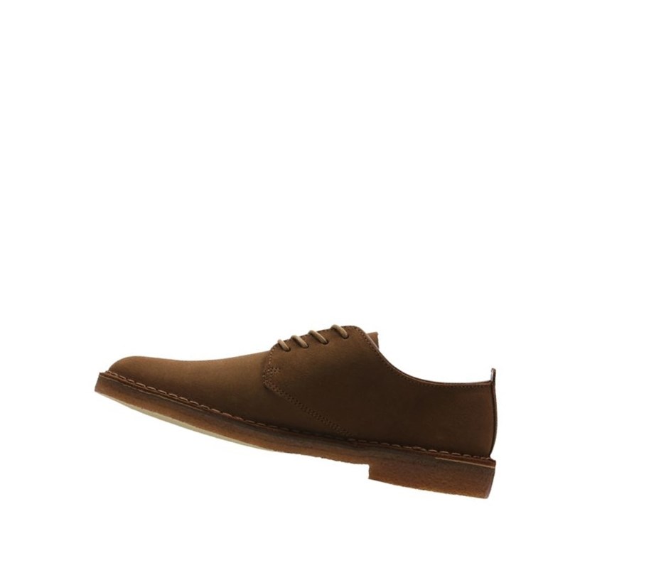 Zapatos Casuales Clarks London Gamuza Hombre Marrones | MOZN-93265