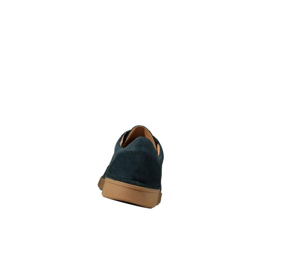 Zapatos Casuales Clarks Oakland Craft Nubuck Gamuza Hombre Azul Marino | JZRO-89357