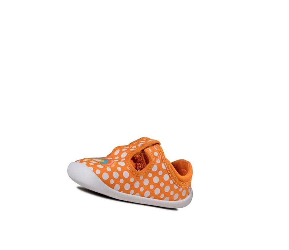 Zapatos Casuales Clarks Roamer Sun T-bar Niño Naranjas | CPIO-82190