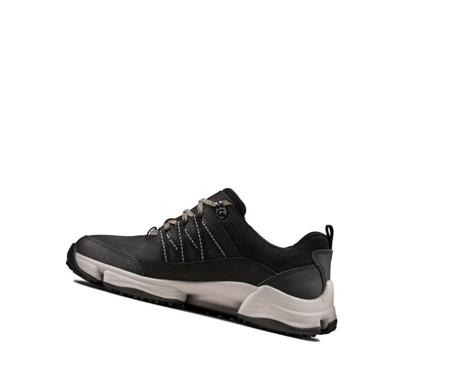 Zapatos Casuales Clarks Tri Path Lo Nubuck Mujer Negras | VKIN-81059