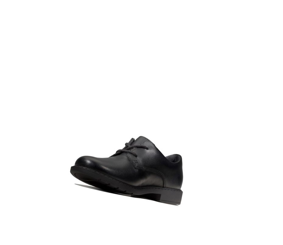 Zapatos Escolares Clarks Scala Loop Cuero Niño Negras | RSDG-84017