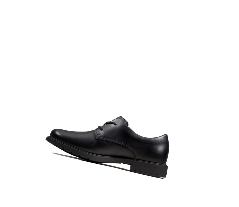 Zapatos Escolares Clarks Scala Loop Cuero Niño Negras | RSDG-84017