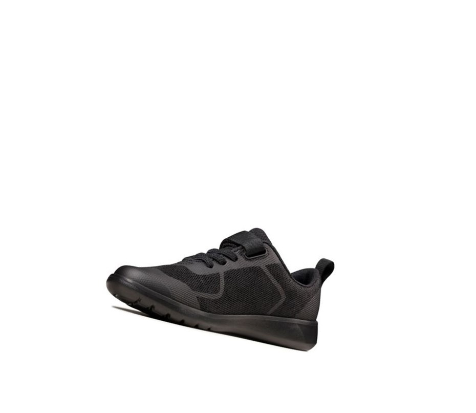 Zapatos Escolares Clarks Scape Bright Niña Negras | MSBG-32147