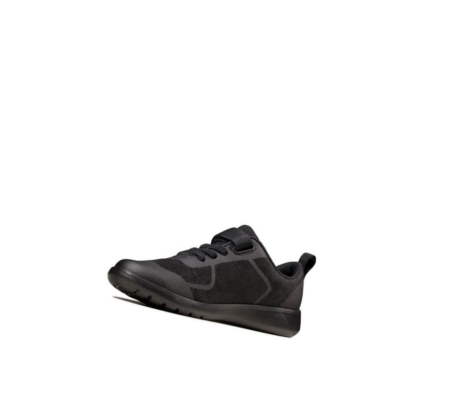 Zapatos Escolares Clarks Scape Bright Niño Negras | SVXL-24501