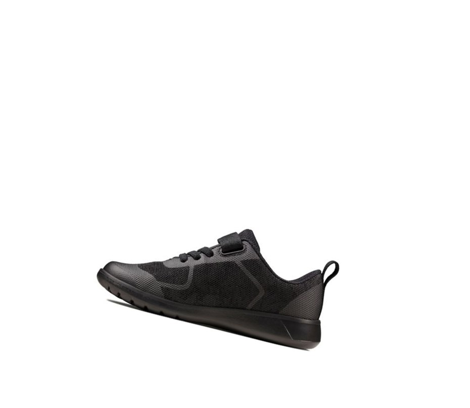 Zapatos Escolares Clarks Scape Bright Niño Negras | SVXL-24501