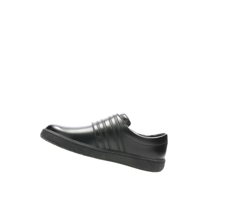 Zapatos Escolares Clarks Streetstride Cuero Niño Negras | QGEX-17024