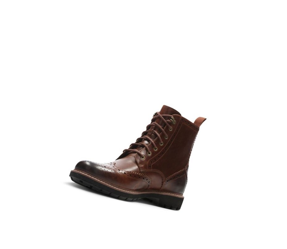 Zapatos Outdoor Clarks Batcombe Lord Cuero Hombre Marrones Oscuro | VKSN-76548