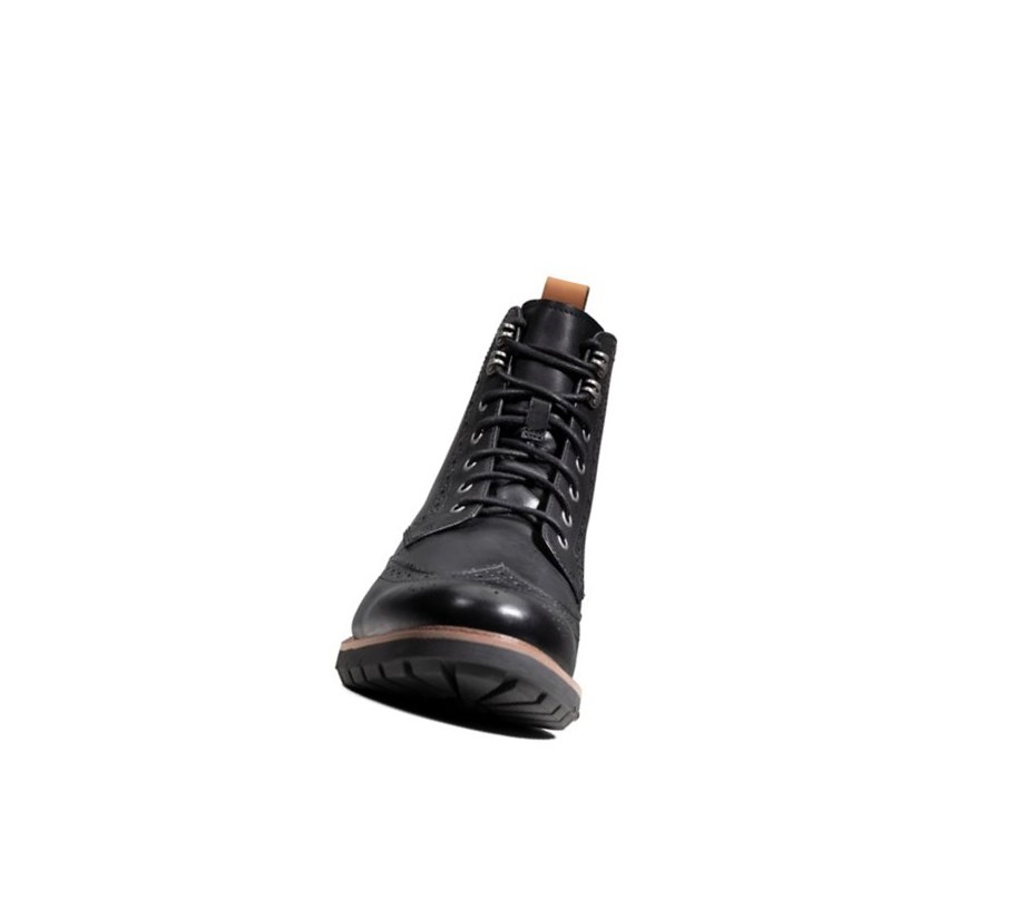 Zapatos Outdoor Clarks Batcombe Lord Warmlined Cuero Hombre Negras | KZAF-70832