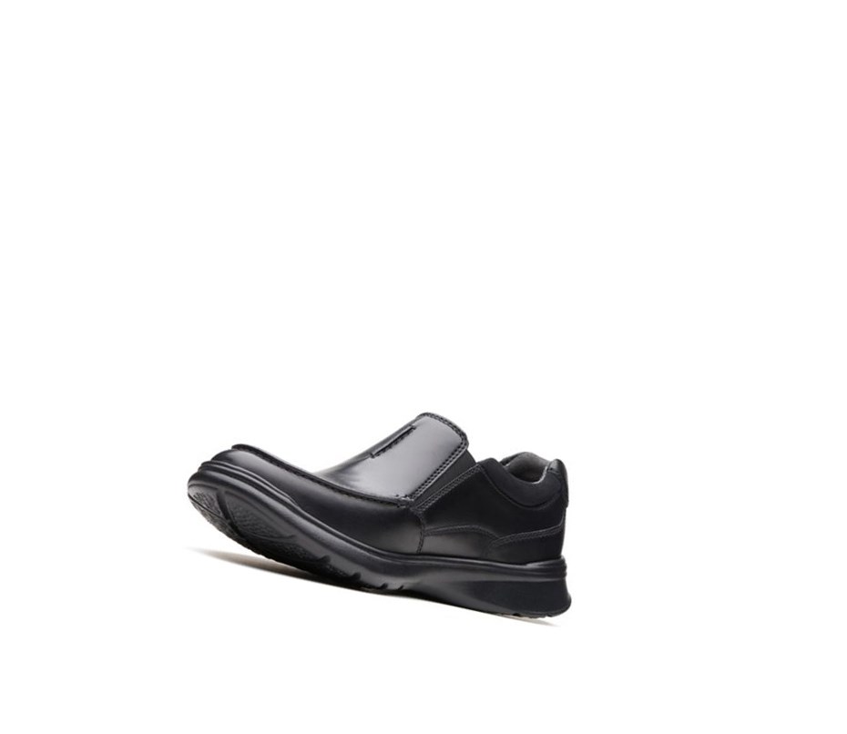 Zapatos Piel Clarks Cotrell Free Smooth Cuero Anchos Fit Hombre Negras | ZPUQ-17043