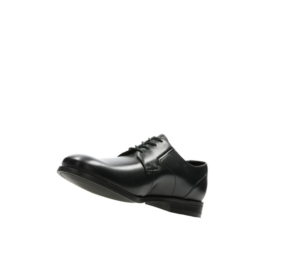 Zapatos Piel Clarks Edward Plain Cuero Hombre Negras | IHVD-69528