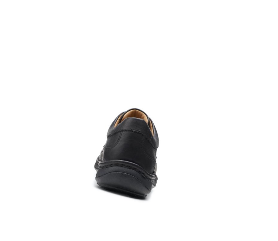 Zapatos Piel Clarks Nature Three Cuero Hombre Negras | EVRW-18640