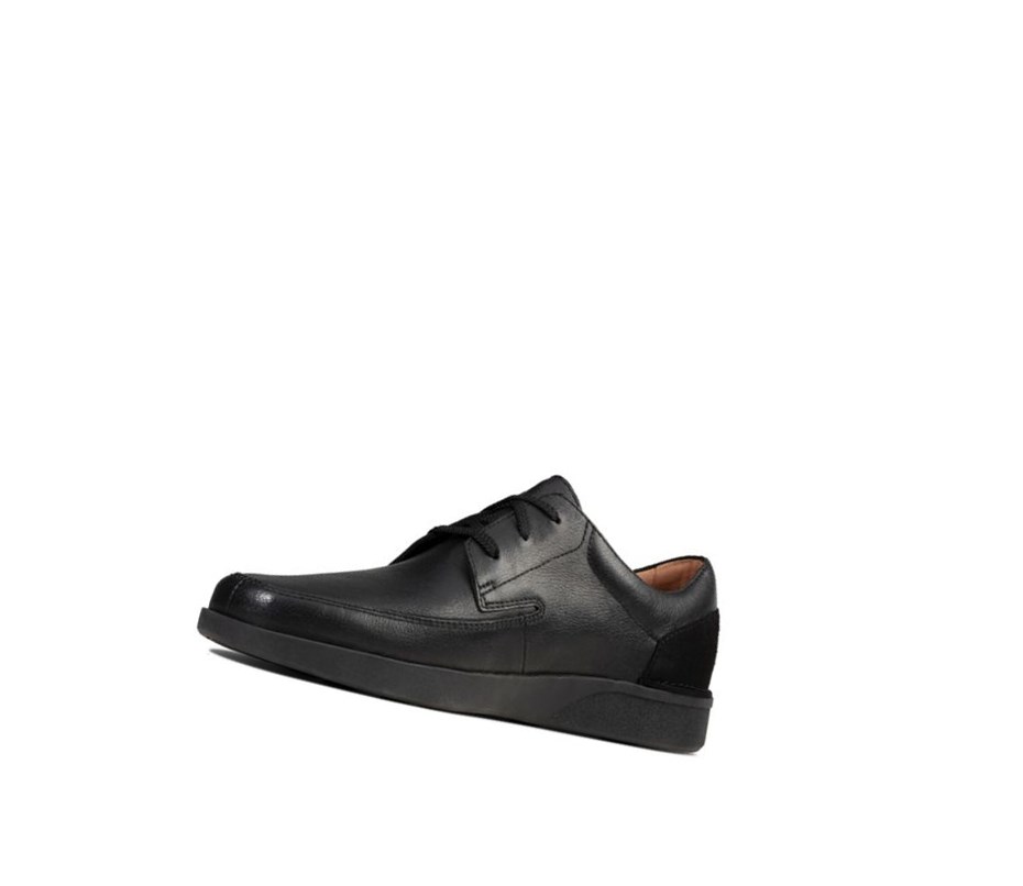 Zapatos Piel Clarks Oakland Craft Cuero Hombre Negras | EOFN-89341