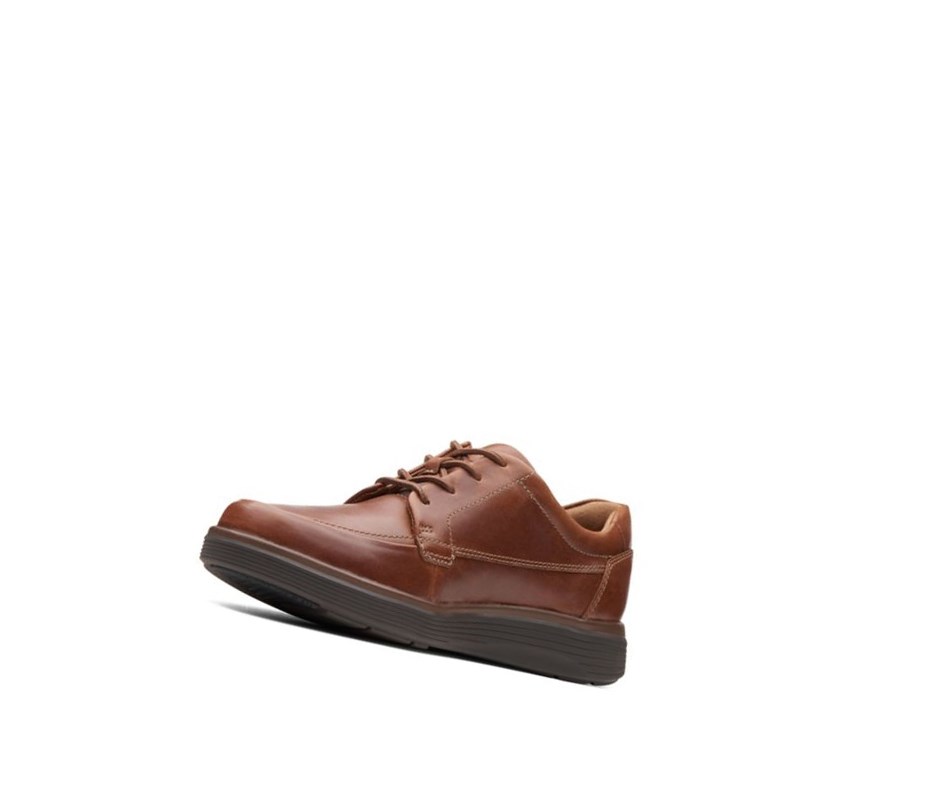 Zapatos Piel Clarks Un Abode Ease Cuero Hombre Marrones Oscuro | HVGN-63184