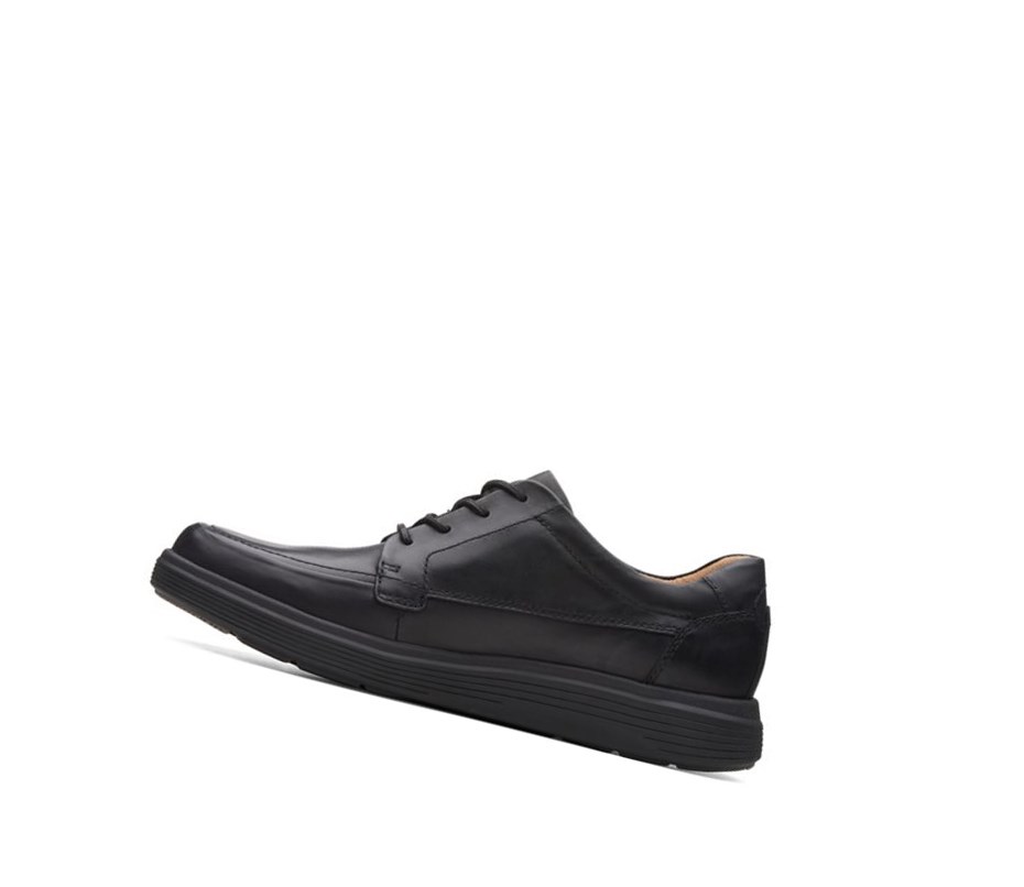 Zapatos Piel Clarks Un Abode Ease Cuero Hombre Negras | MJFV-30945