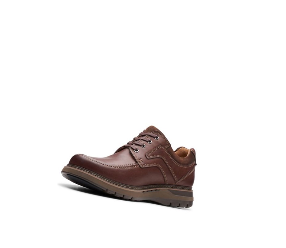 Zapatos Piel Clarks Un Ramble Encaje Cuero Anchos Fit Hombre Marrones Oscuro | LZDE-94167