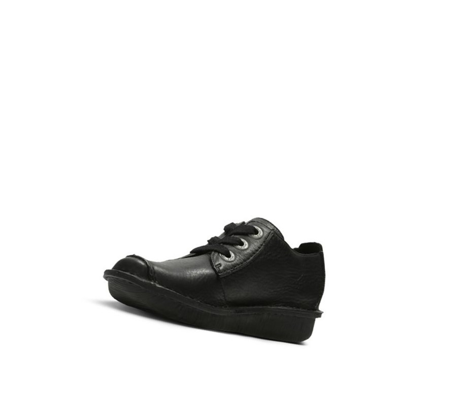 Zapatos Planos Clarks Funny Dream Cuero Mujer Negras | LDZA-08794