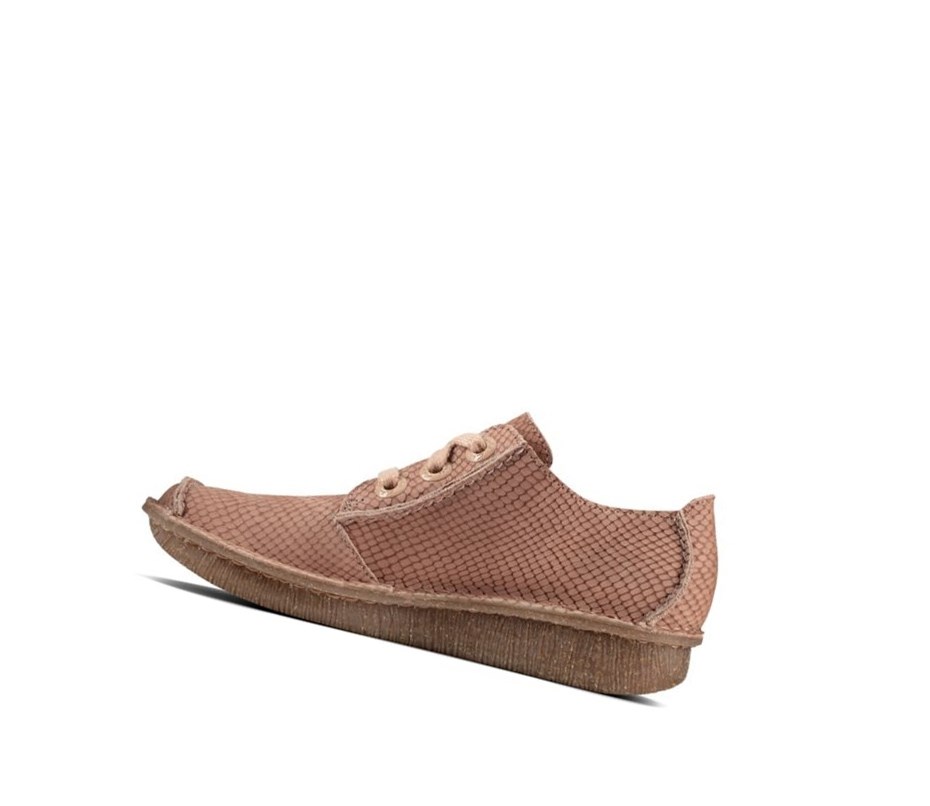 Zapatos Planos Clarks Funny Dream Nubuck Mujer Rosas | MWIQ-62718