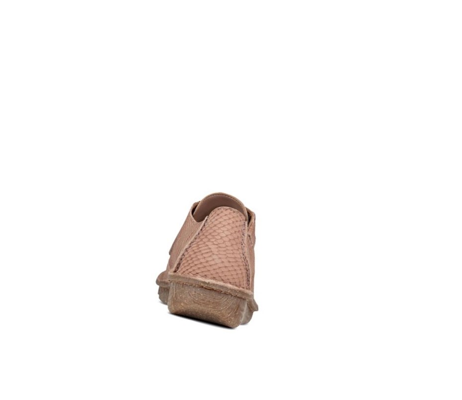 Zapatos Planos Clarks Funny Dream Nubuck Mujer Rosas | PNCB-48765