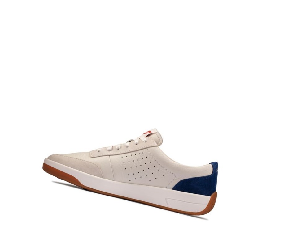 Zapatos Planos Clarks Hero Air Encaje Mujer Blancas Azules | PJGQ-86521