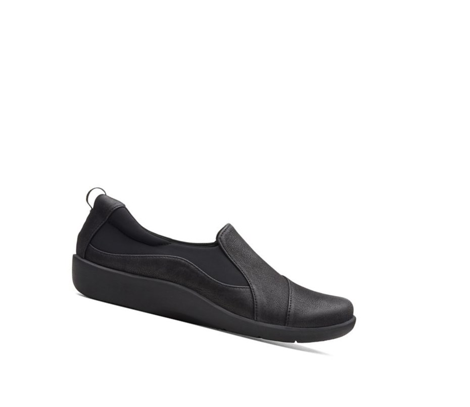 Zapatos Planos Clarks Sillian Paz Mujer Negras | ULHS-65179