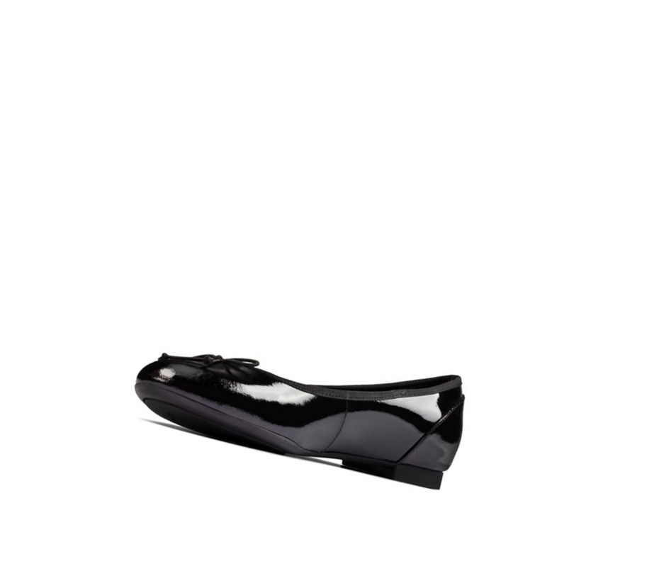 Zapatos Slip On Clarks Patale Charol Cuero Mujer Negras | BRYD-89156