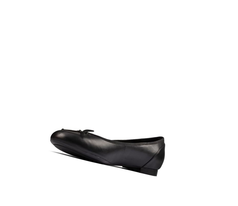 Zapatos Slip On Clarks Patale Cuero Anchos Fit Mujer Negras | QLPH-58934