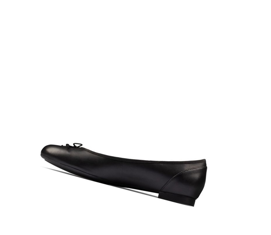 Zapatos Slip On Clarks Patale Cuero Mujer Negras | QUBP-09741