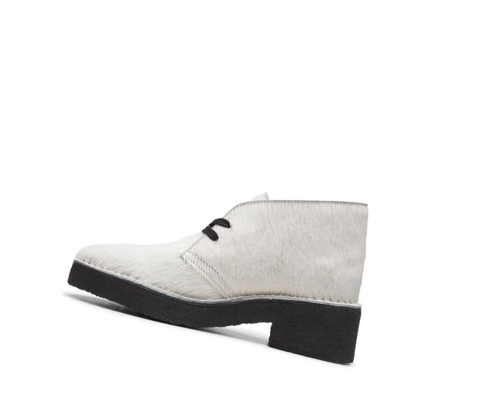 Zapatos con Cordones Clarks Arisa Desert Mujer Blancas | RKTY-21843