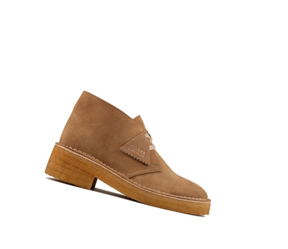 Zapatos con Cordones Clarks Arisa Gamuza Desert Mujer Marrones | MOXP-20465