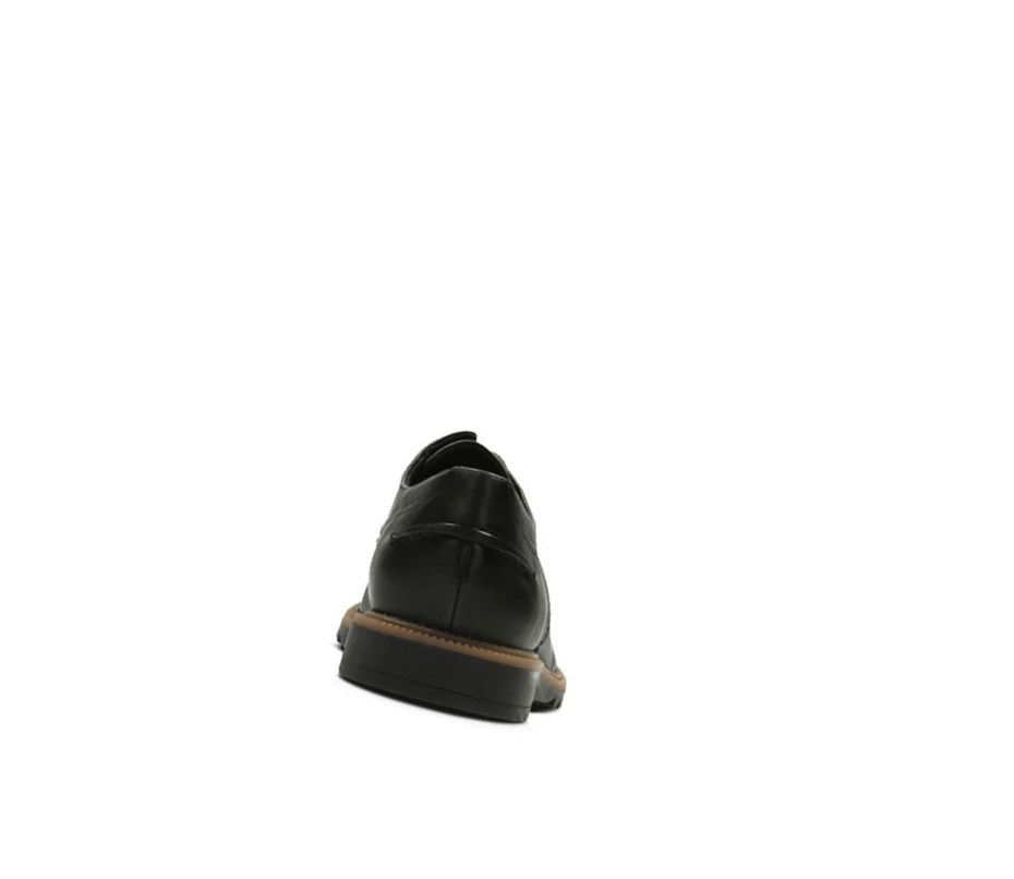 Zapatos con Cordones Clarks Griffin Mabel Cuero Mujer Negras | OCHB-85146