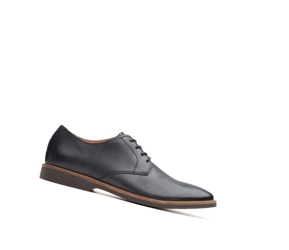 Zapatos de Vestir Clarks Atticus Encaje Cuero Hombre Negras | MFDA-91803