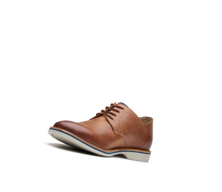 Zapatos de Vestir Clarks Atticus Encaje Cuero Hombre Marrones | UELW-76935