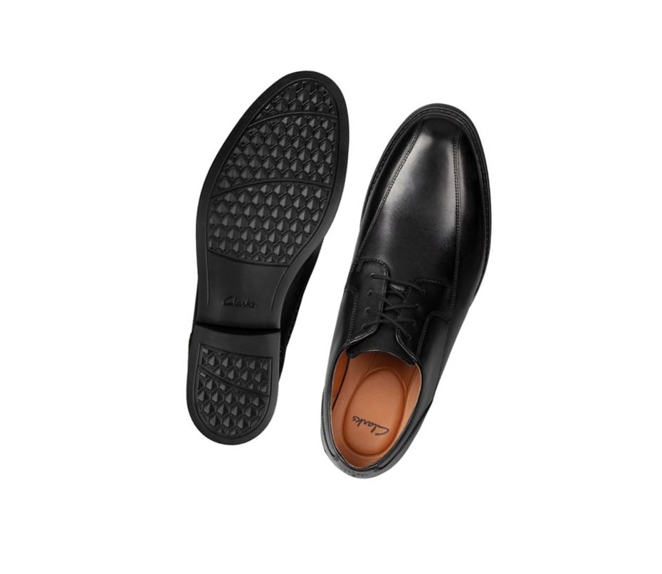 Zapatos de Vestir Clarks Beckfield Over Cuero Hombre Negras | UXQM-06783