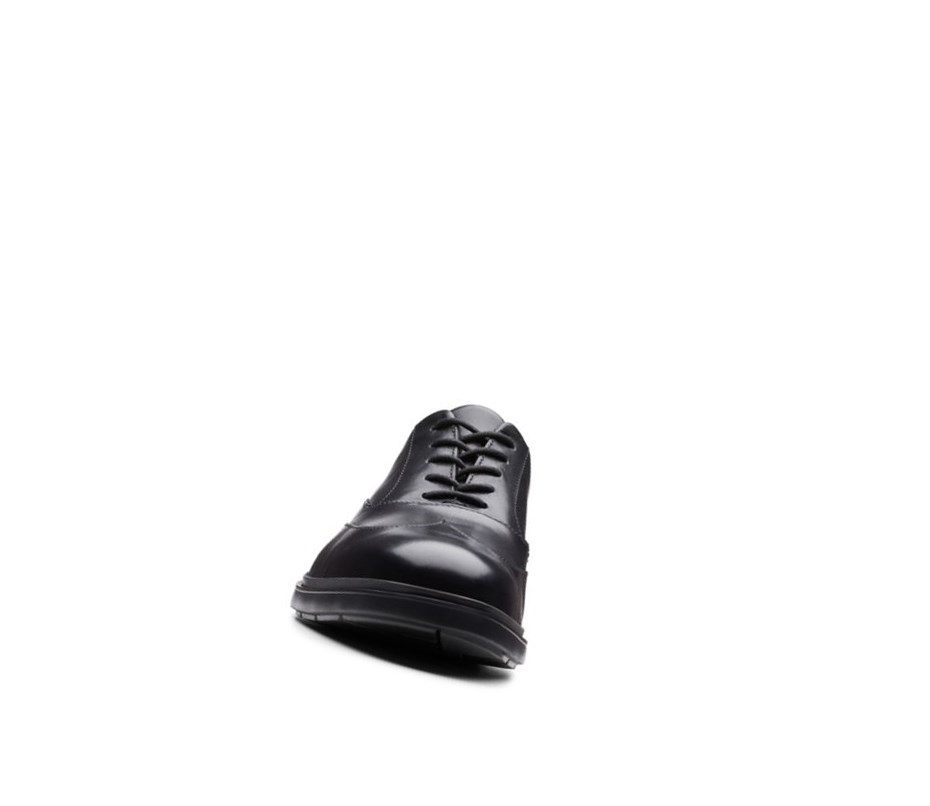 Zapatos de Vestir Clarks Un Tailor Wing Cuero Hombre Negras | ADGV-60718