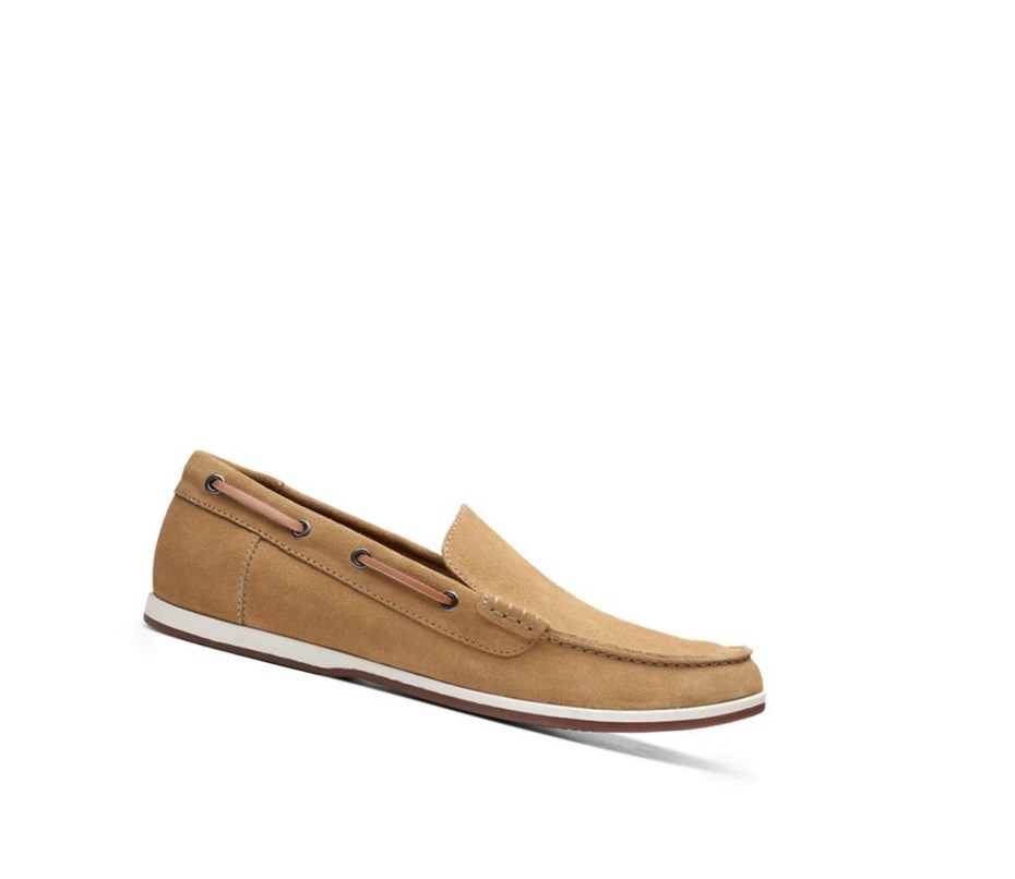 Zapatos del Barco Clarks Morven Sun Gamuza Hombre Marrones | WPSC-08327